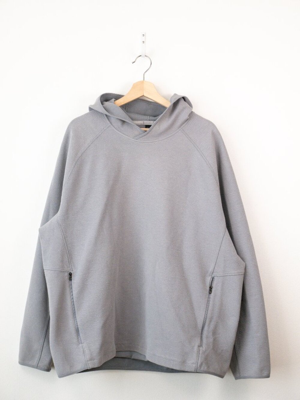 Lululemon Textured Spacer Pullover Hoodie Grey Mens Size XXL